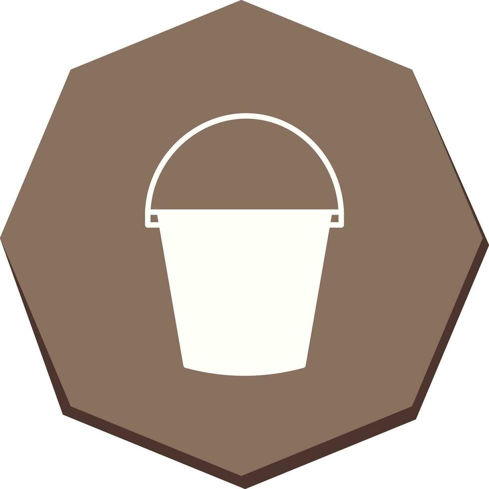 Water Bucket Vector Icon