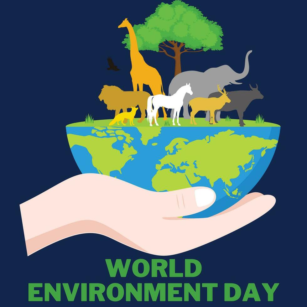 World Environment Day design vector