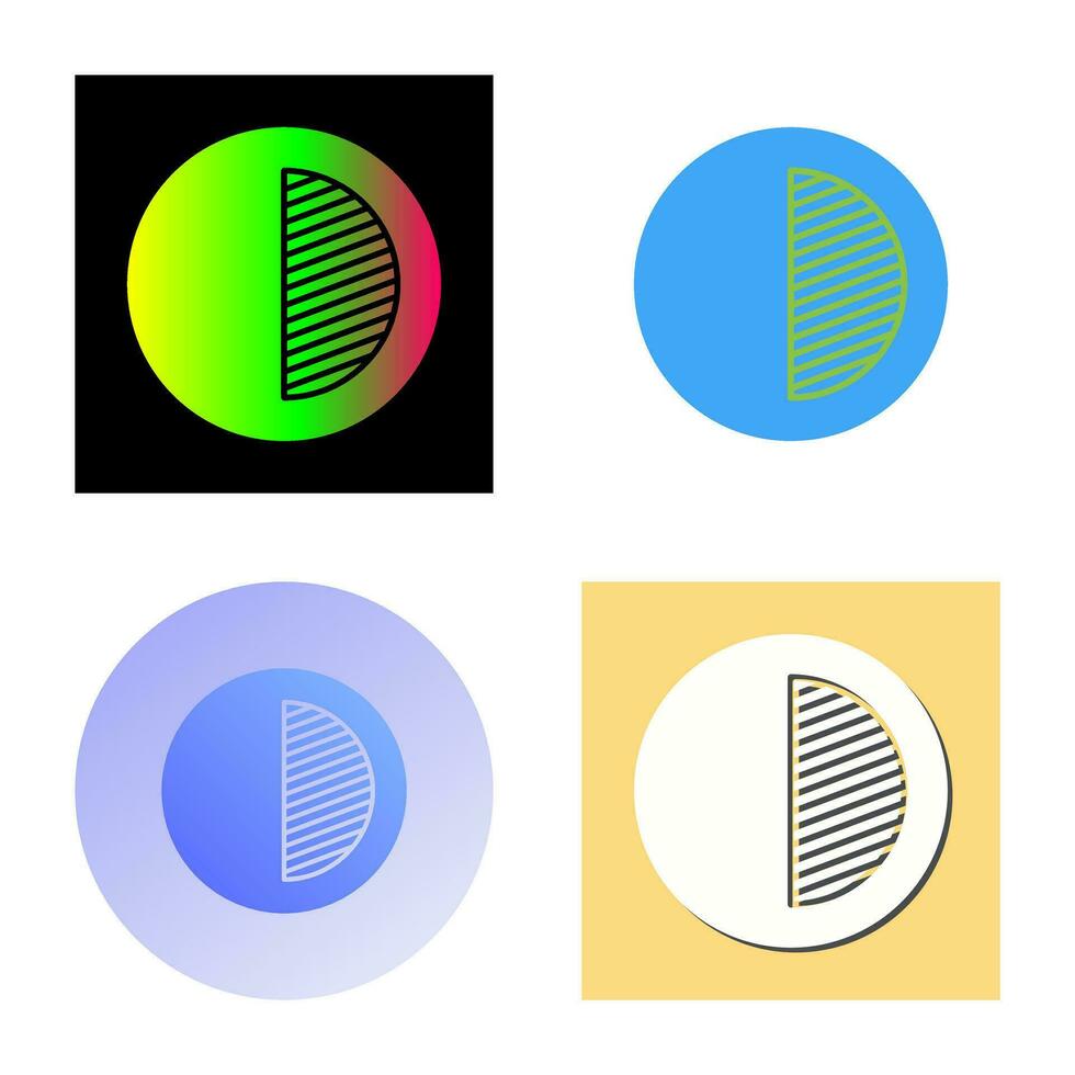 Unique Contrast Vector Icon