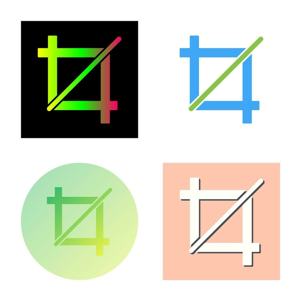 Unique Crop Vector Icon
