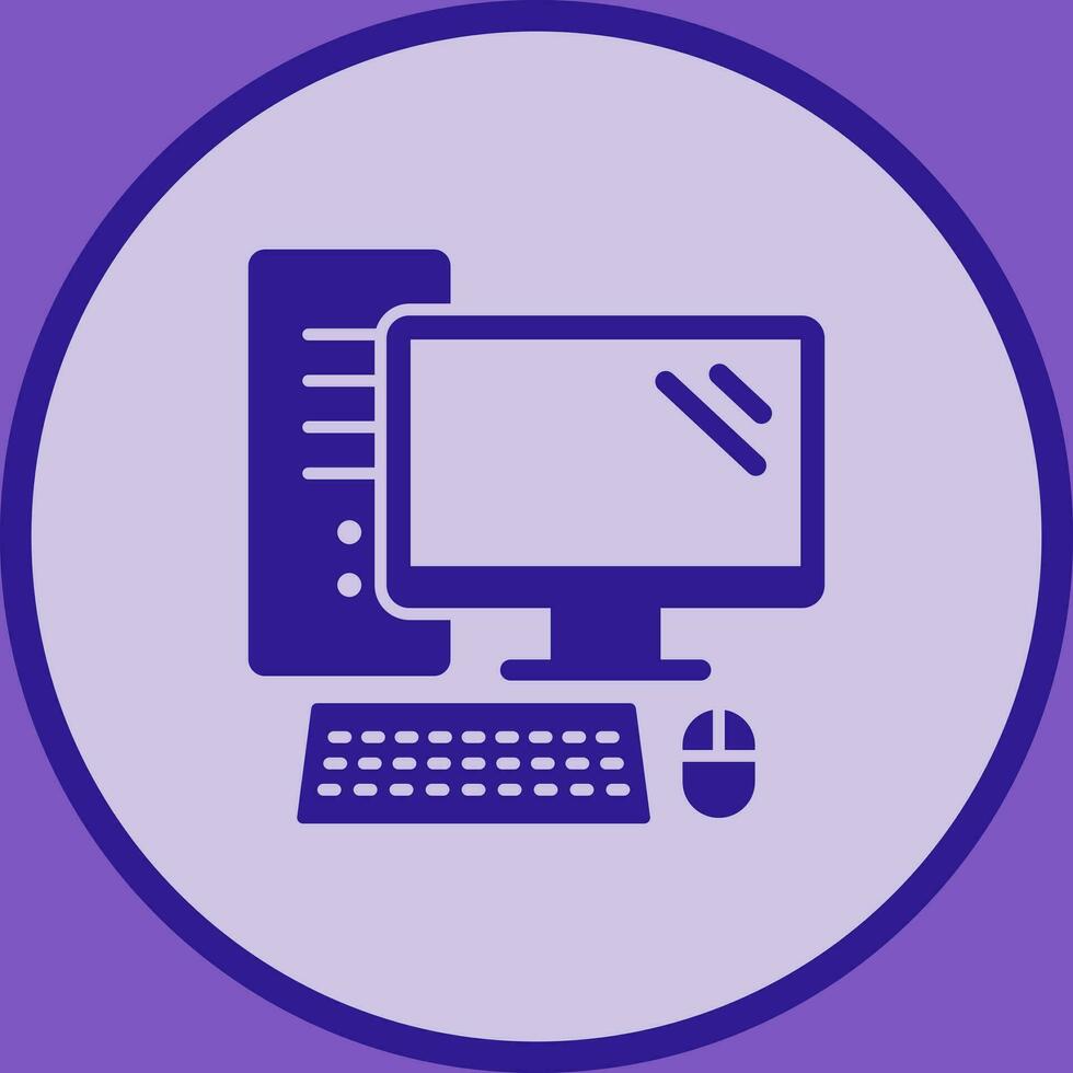 Computer Vector Icon