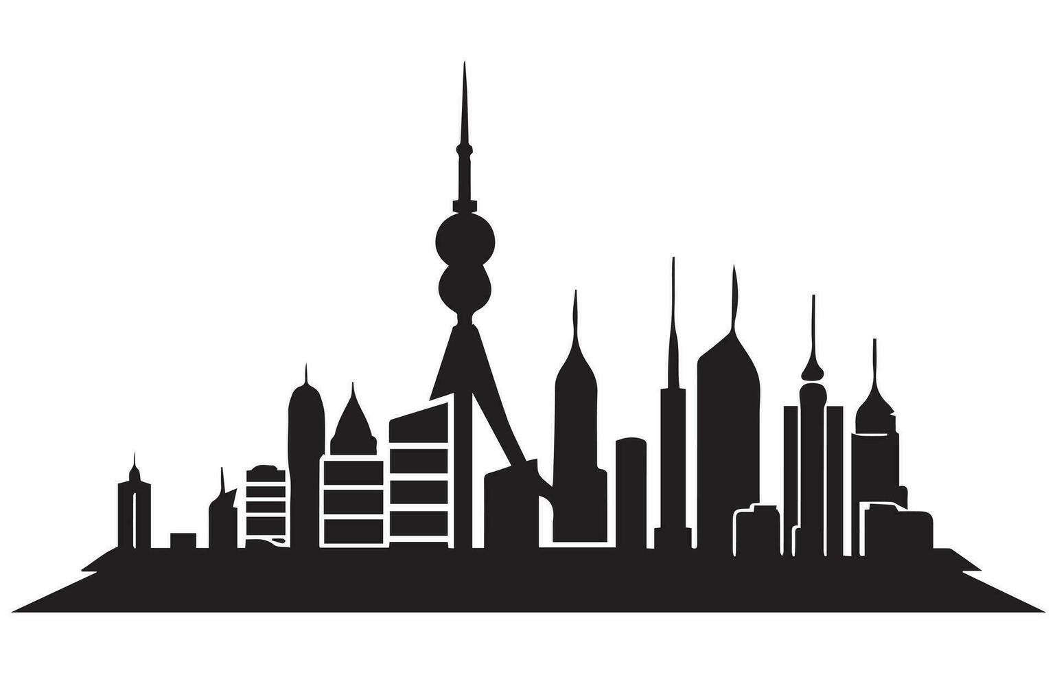 Modern Kuala Lumpur City Skyline Design,Kuala Lumpur skyline detailed silhouette. Vector illustration