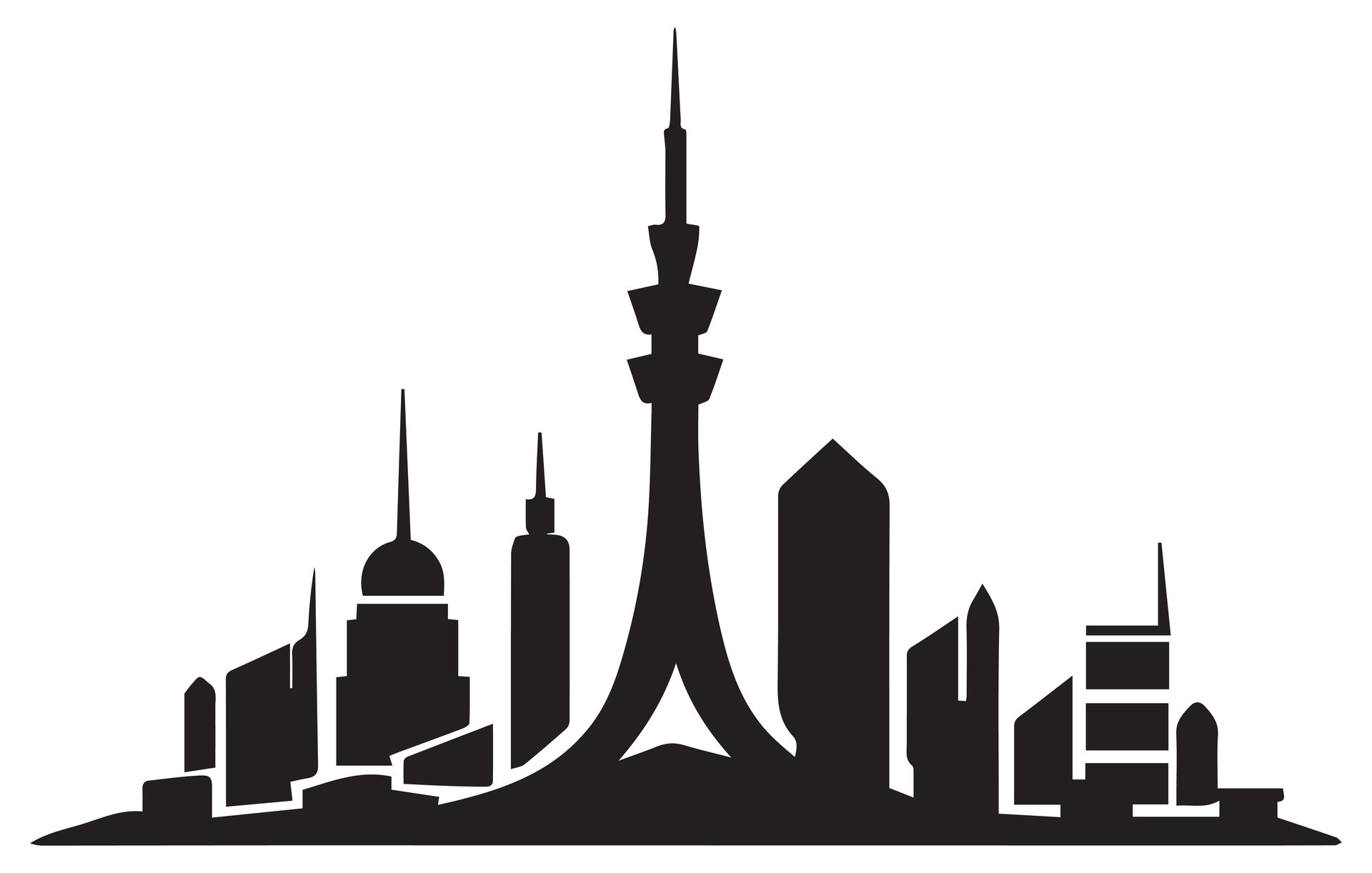 Modern Kuala Lumpur City Skyline Design,Kuala Lumpur skyline detailed silhouette. Vector
