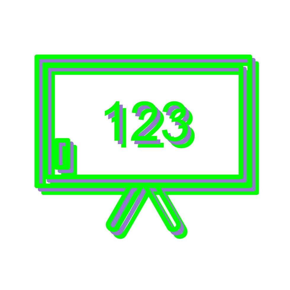 Unique Classroom Board Vector Icon