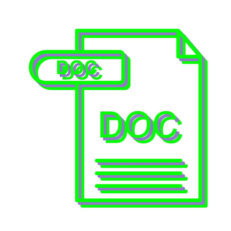 DOC Vector Icon