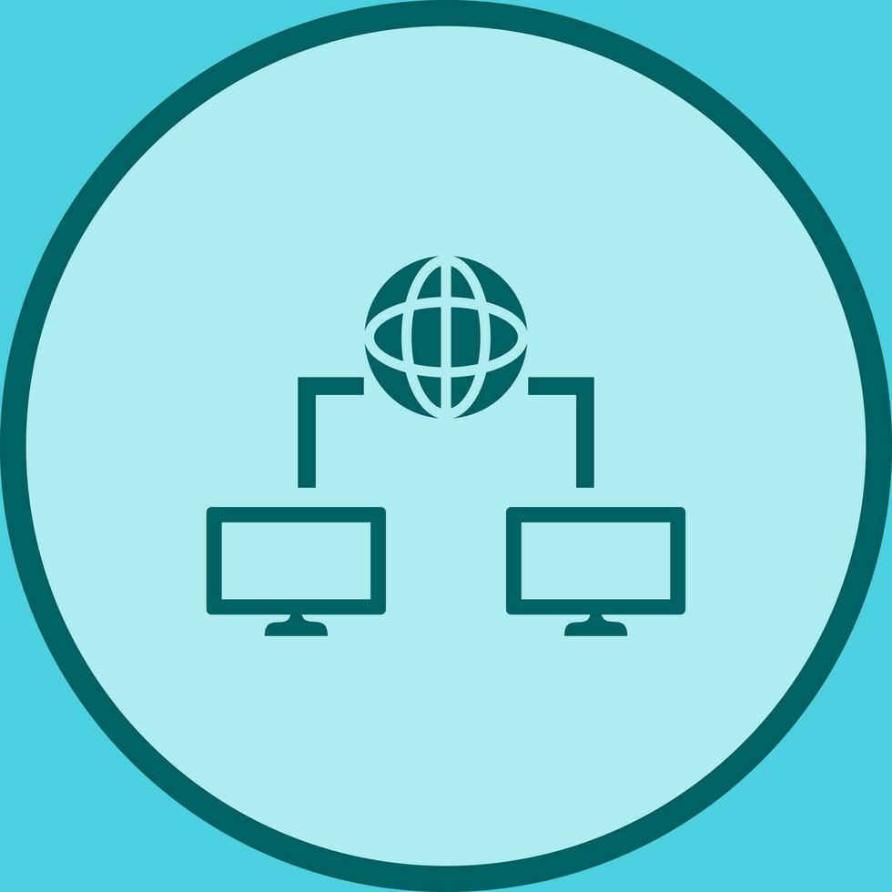 Unique Internet Connectivity Vector Icon