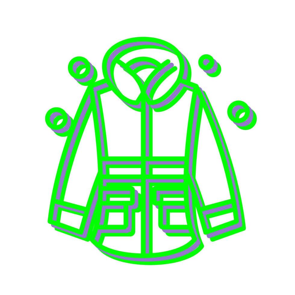 Winter Jacket Vector Icon