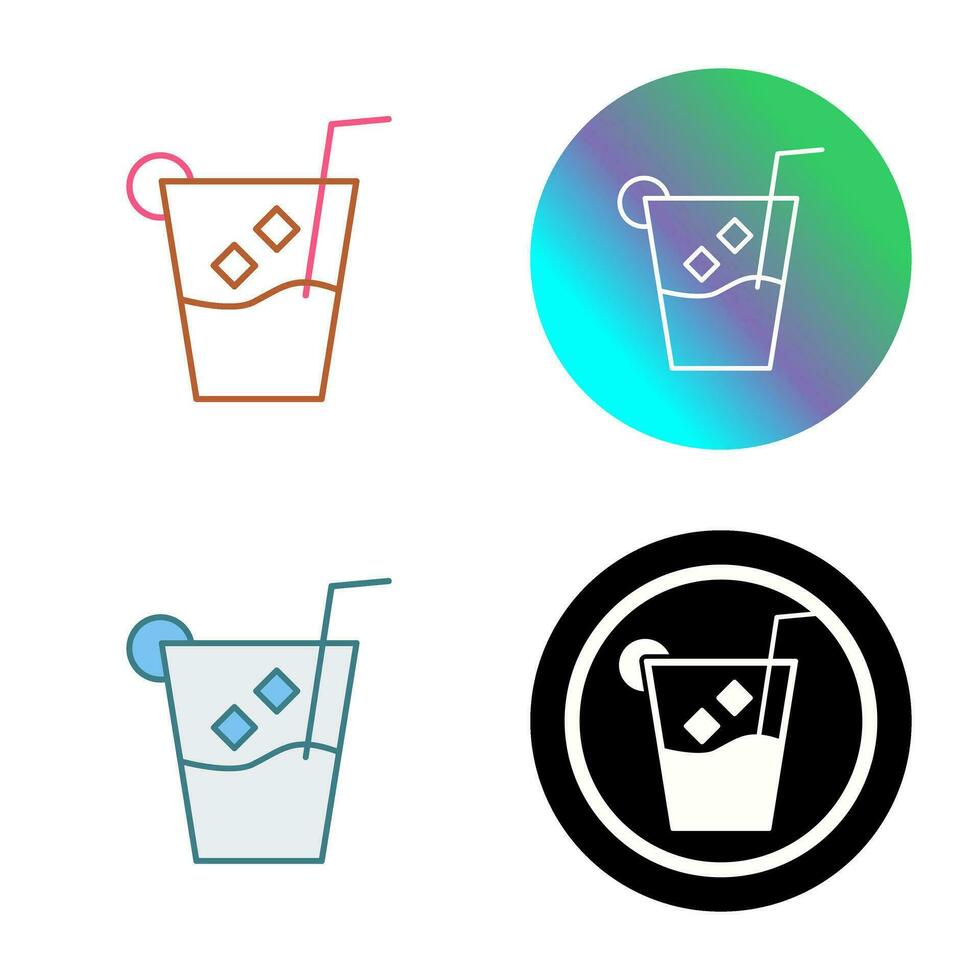 Unique Whiskey Sour Vector Icon