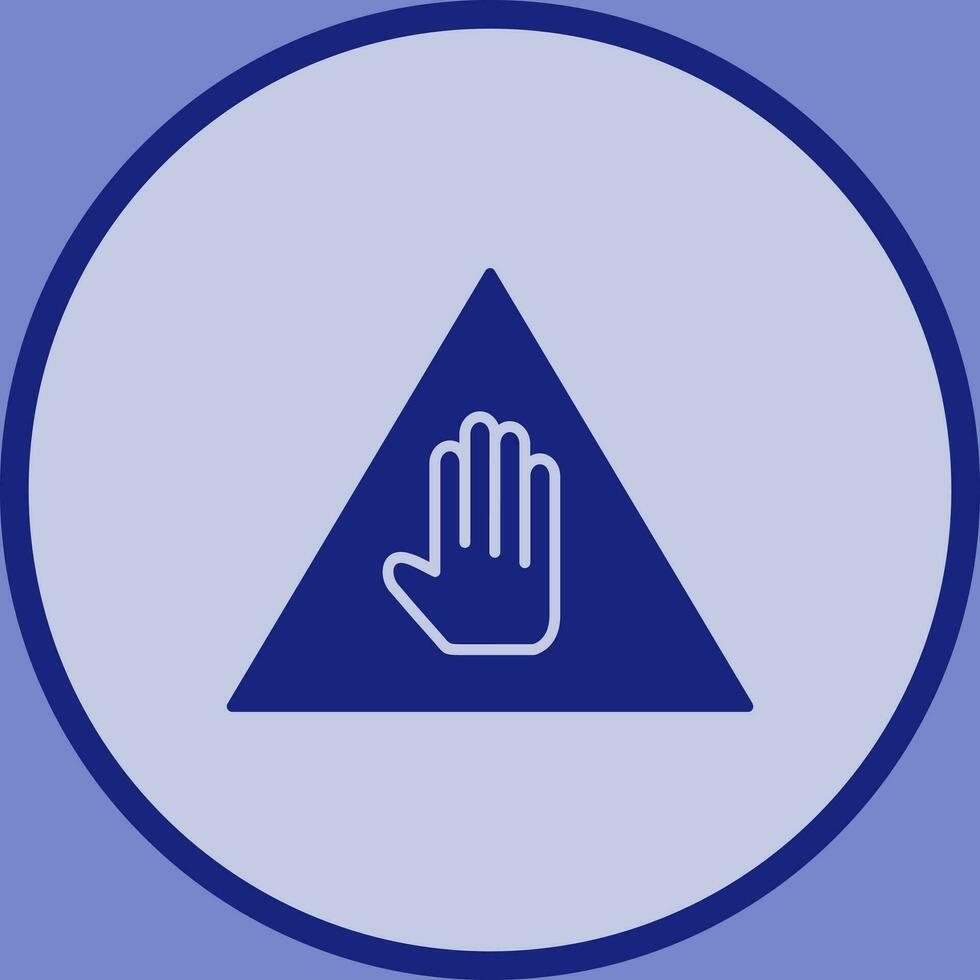 Unique Warning Vector Icon