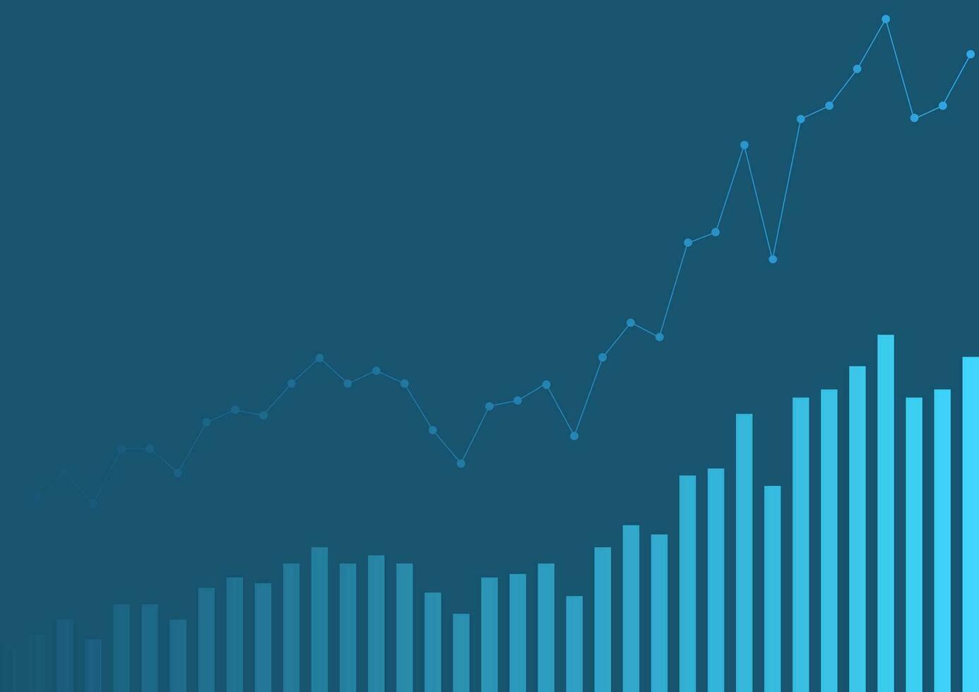 resumen creciente financiero grafico gráfico antecedentes vector