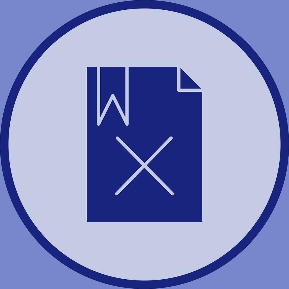 Unique Delete Vector Icon