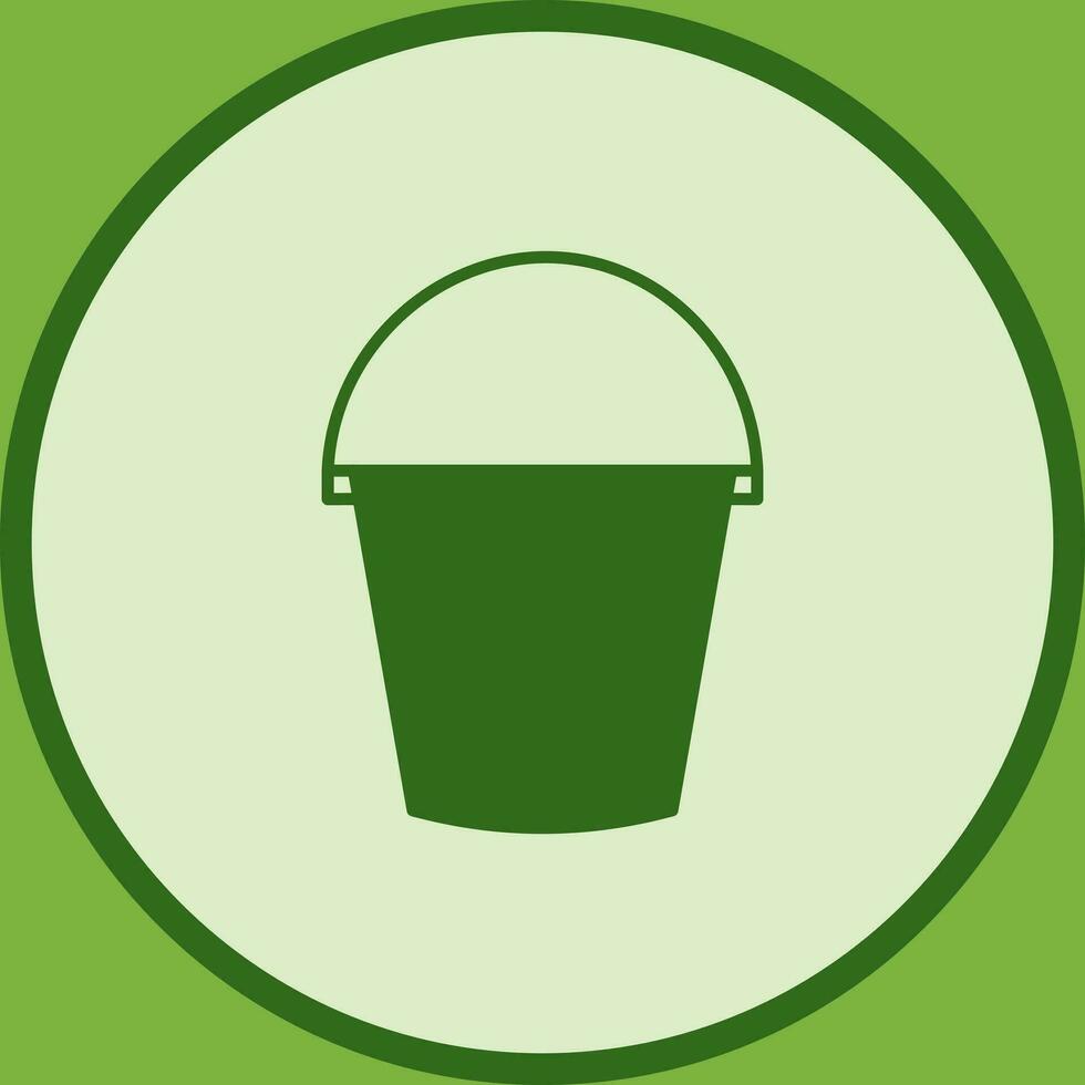 Water Bucket Vector Icon