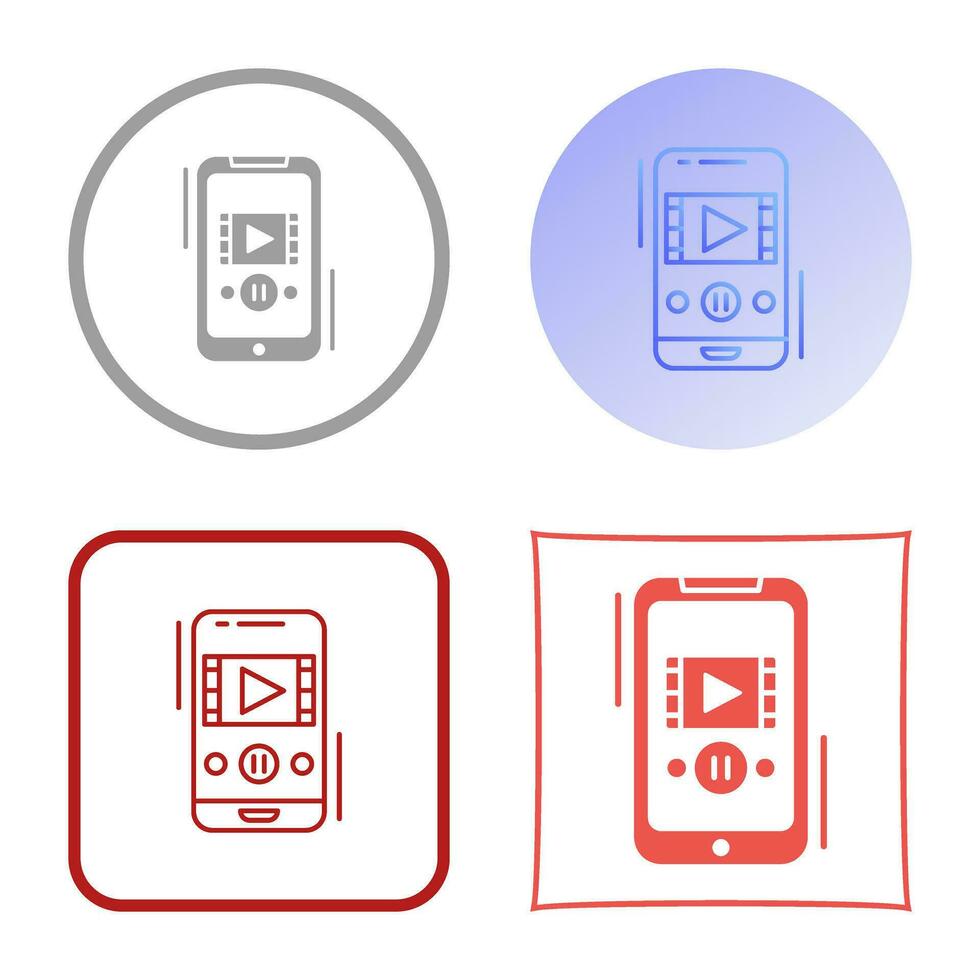 Video Recorder Vector Icon