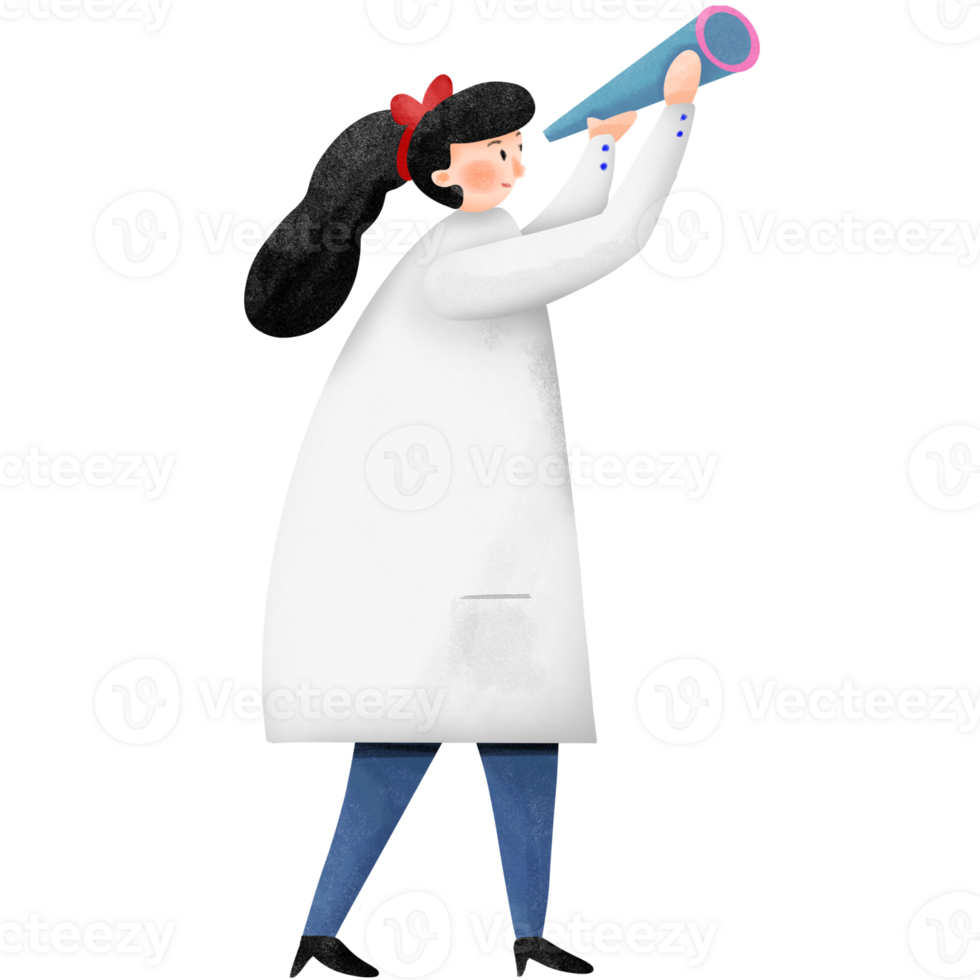 Scientist in laboratory png