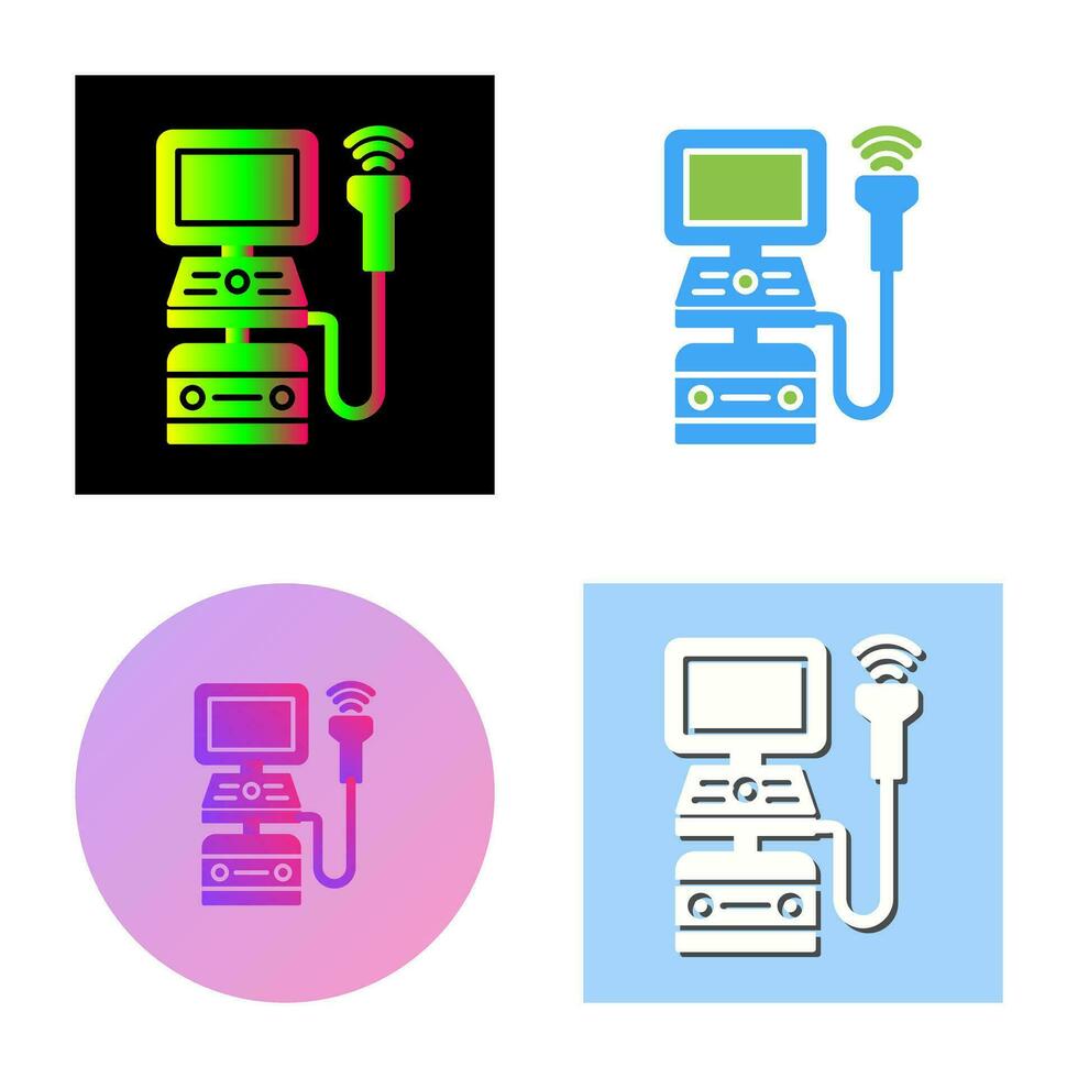 Ultrasound Machine Vector Icon