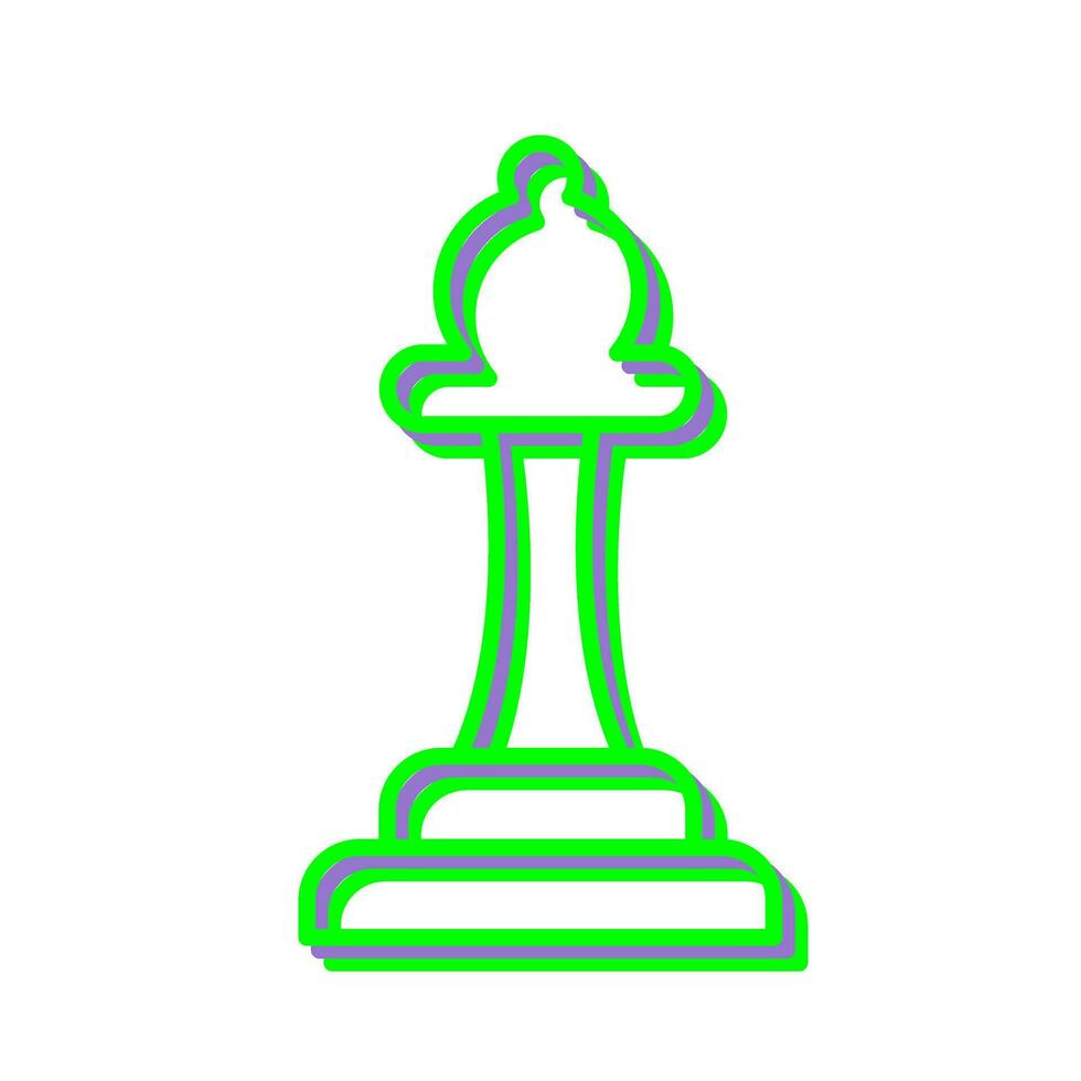 Unique Bishop Vector Icon