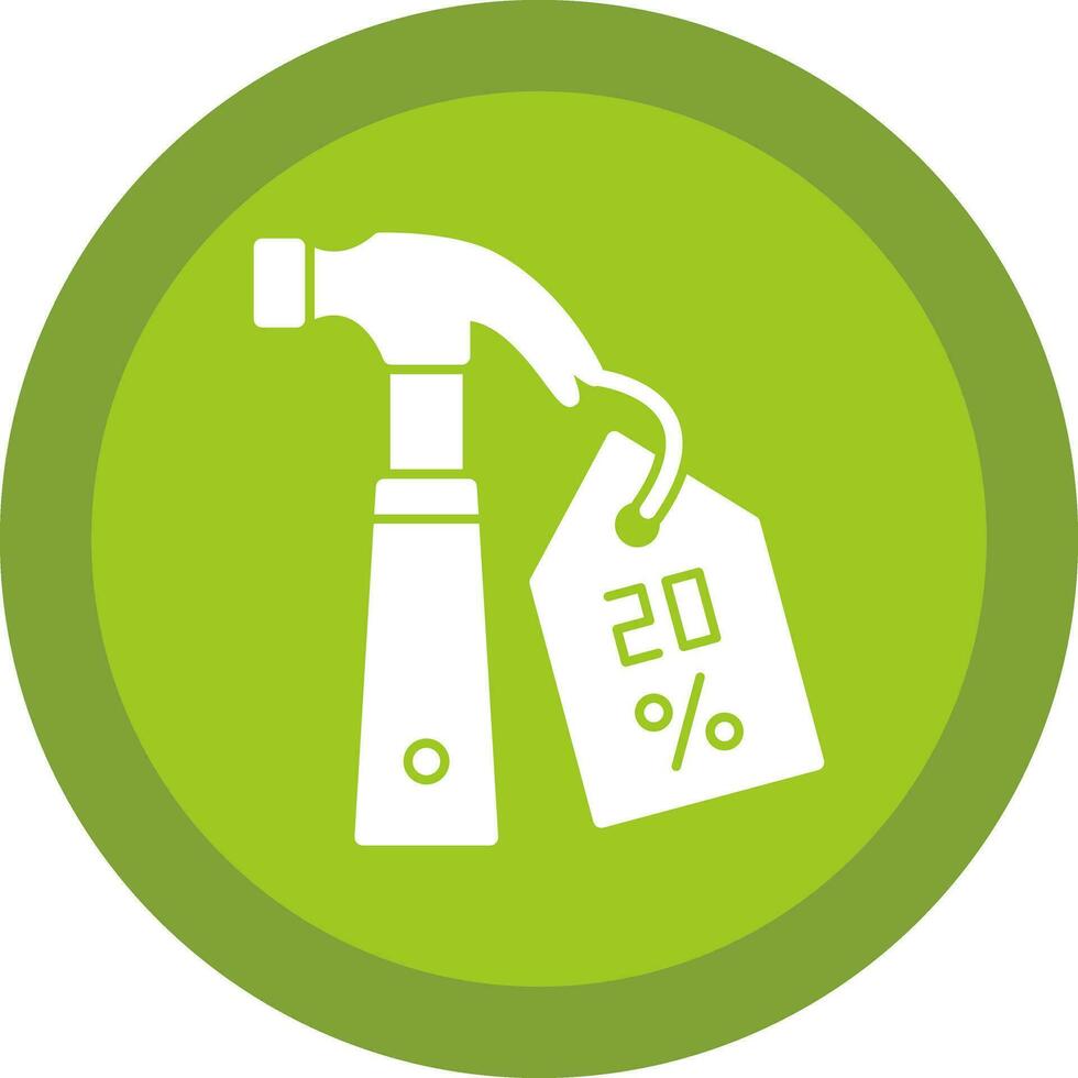 Discount Hammer Vector Icon Design