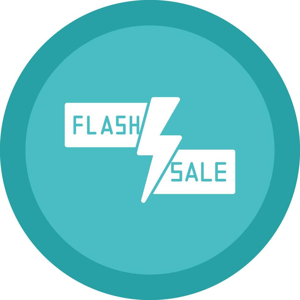 Flash Sale Lightning Vector Icon Design