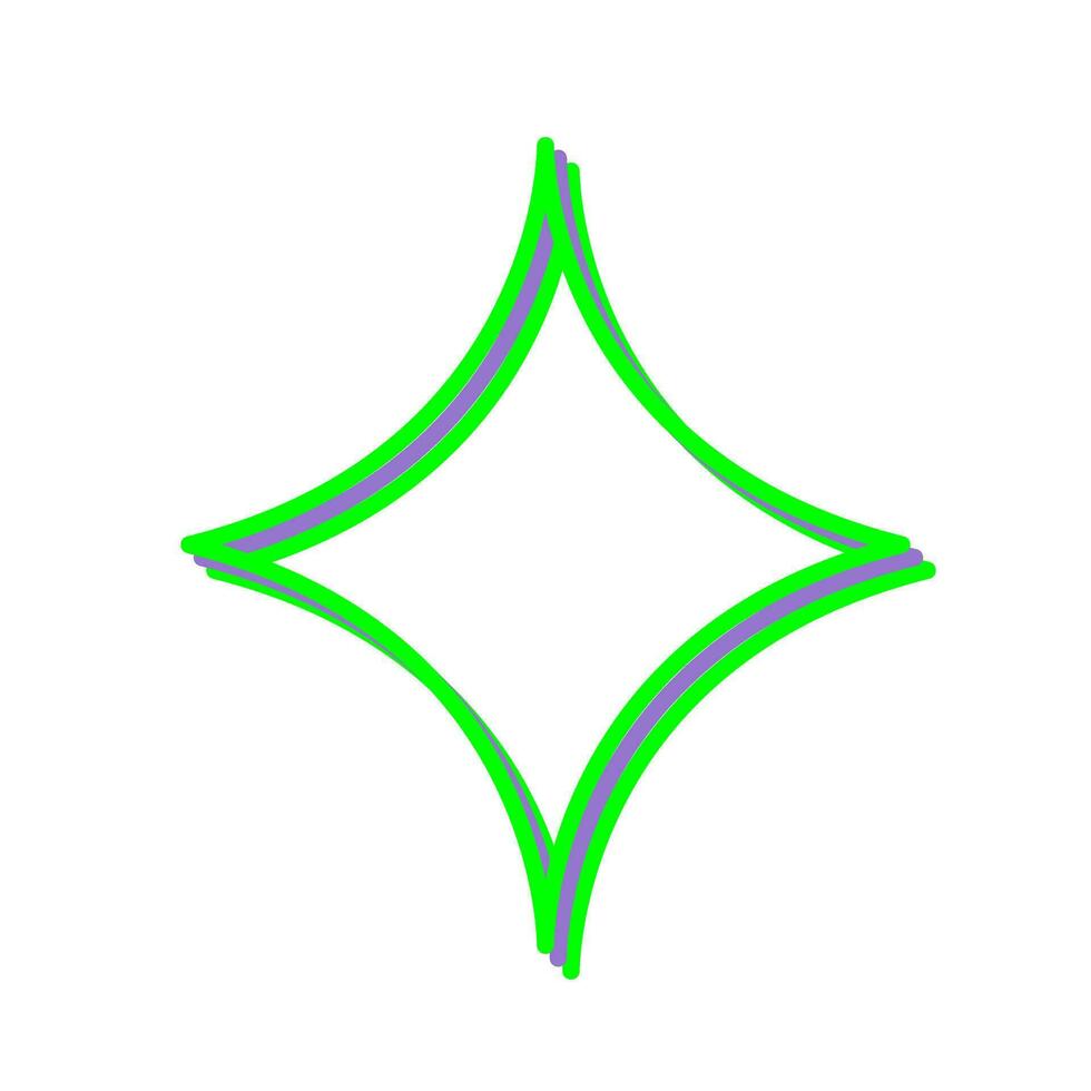 Unique Diamond Vector Icon