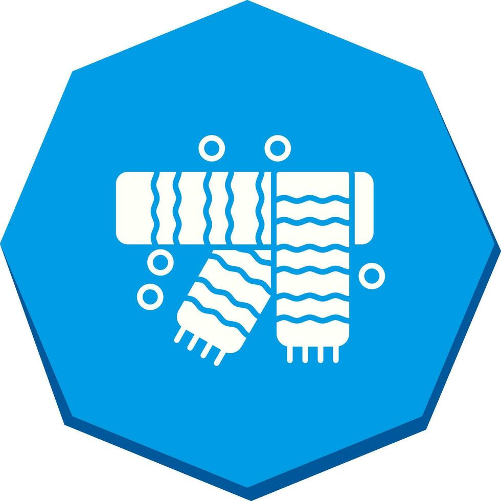 Winter Scarf Vector Icon