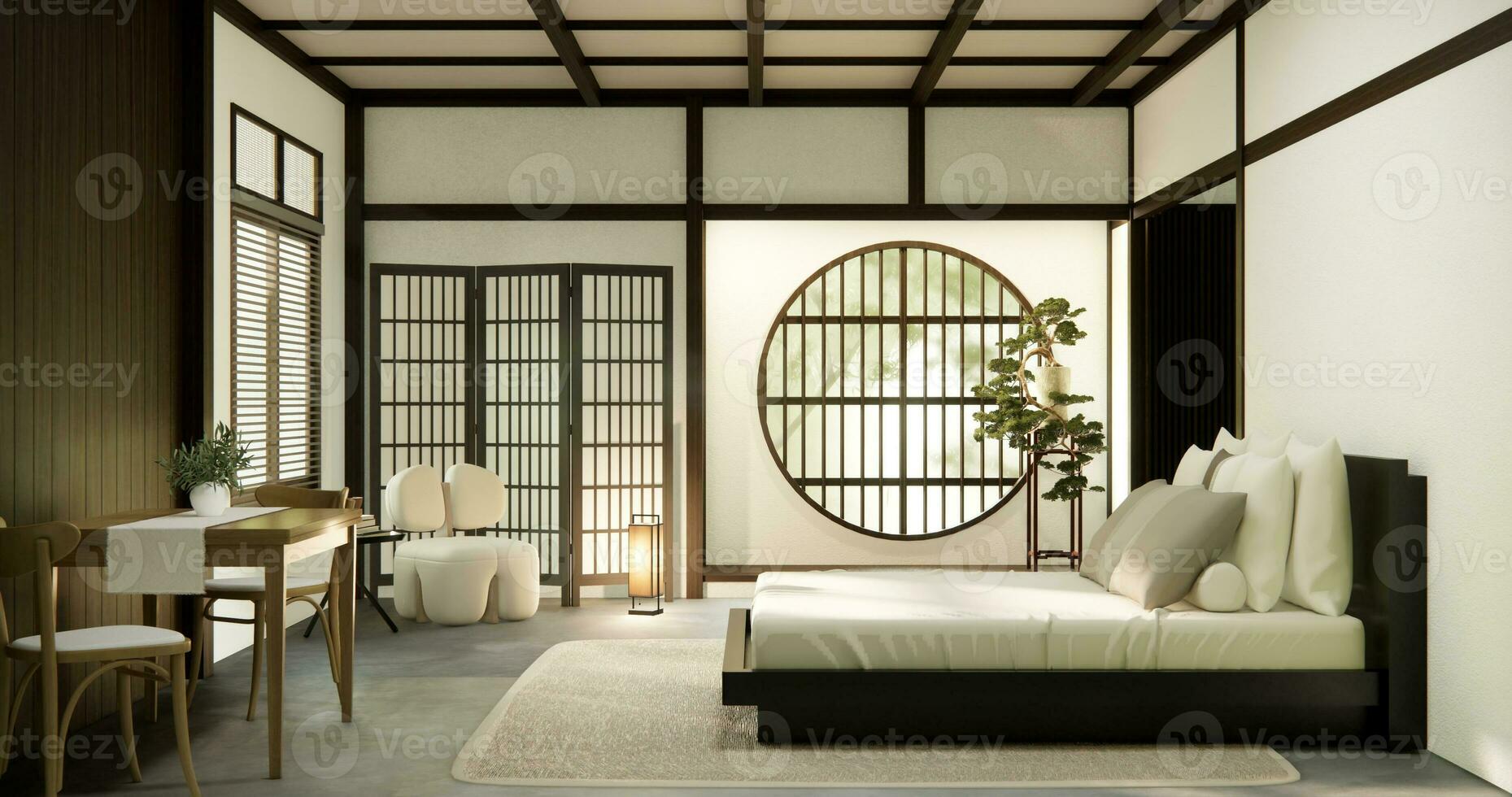Bedroom japanese minimal style Modern white room minimalist 31142870