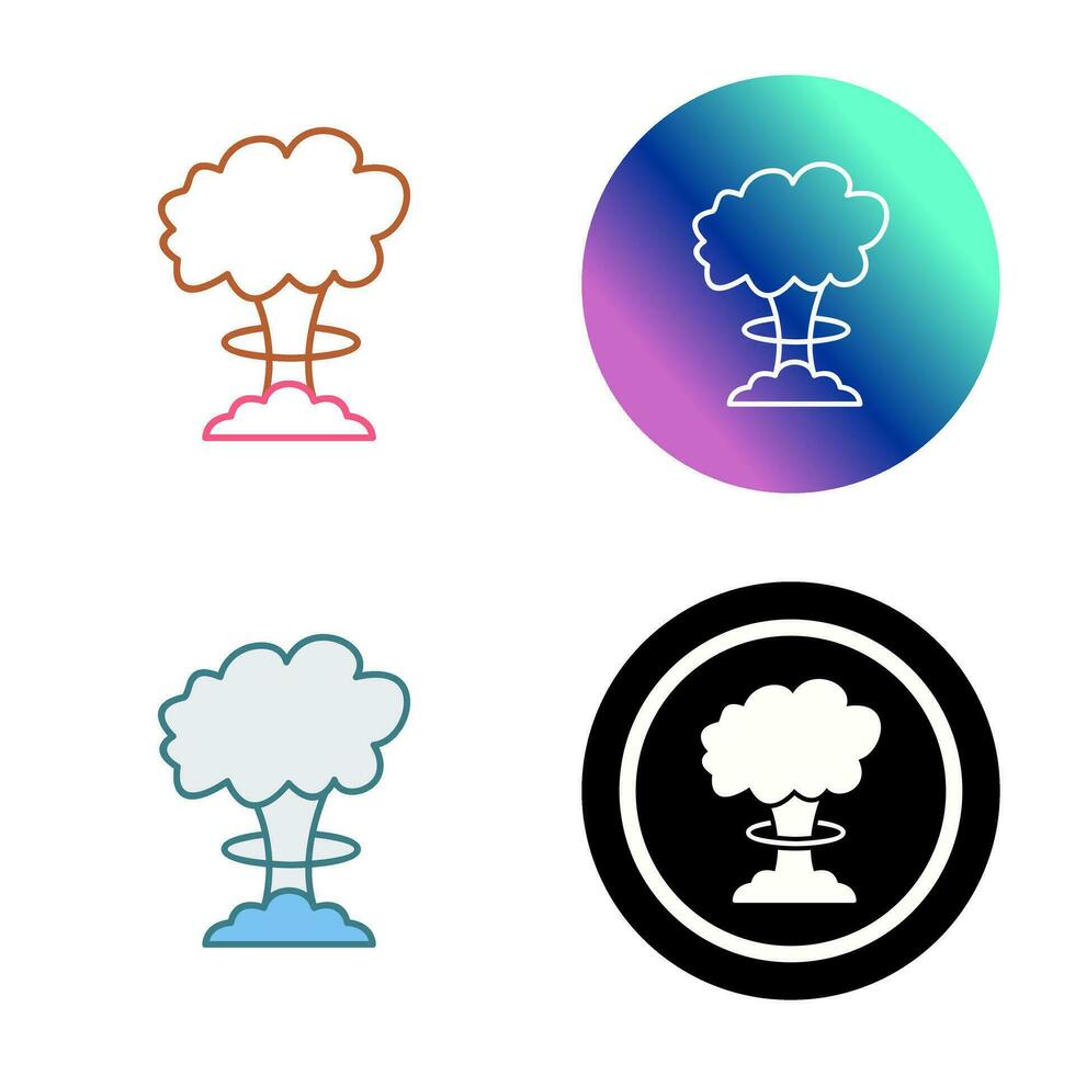 Unique Bomb Blast Vector Icon