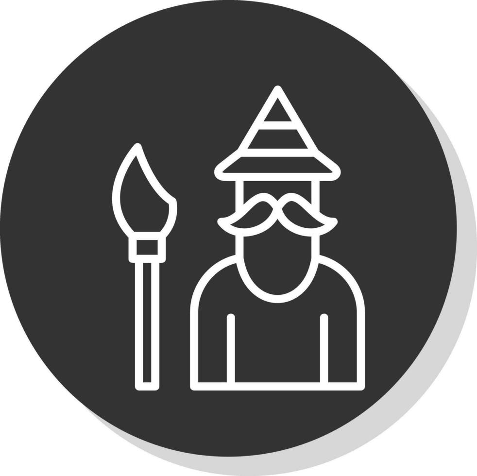 Sale Sorceress Vector Icon Design