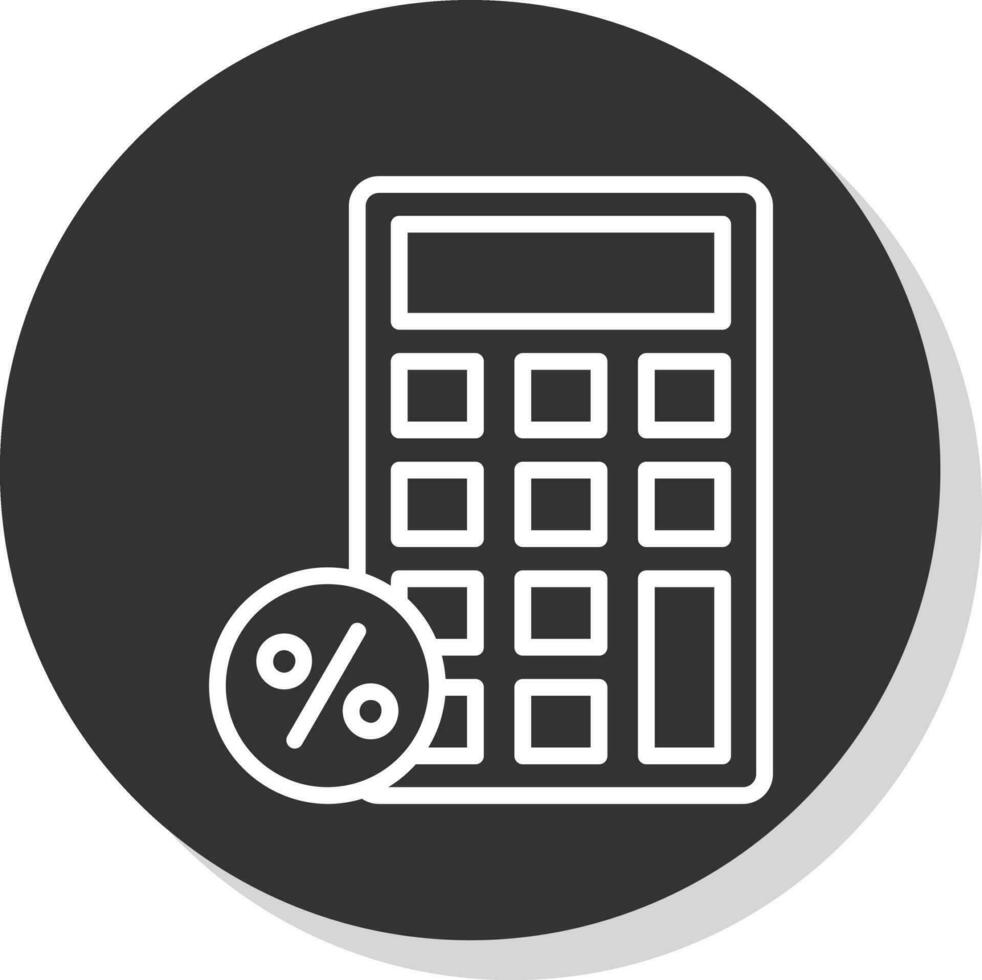 Discount Calculator Vector Icon Design