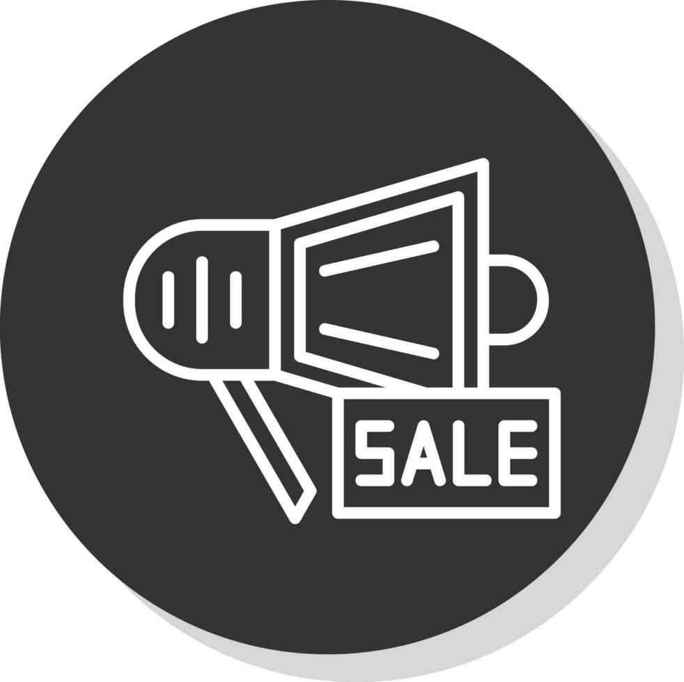Sale Megaphone Vector Icon Design