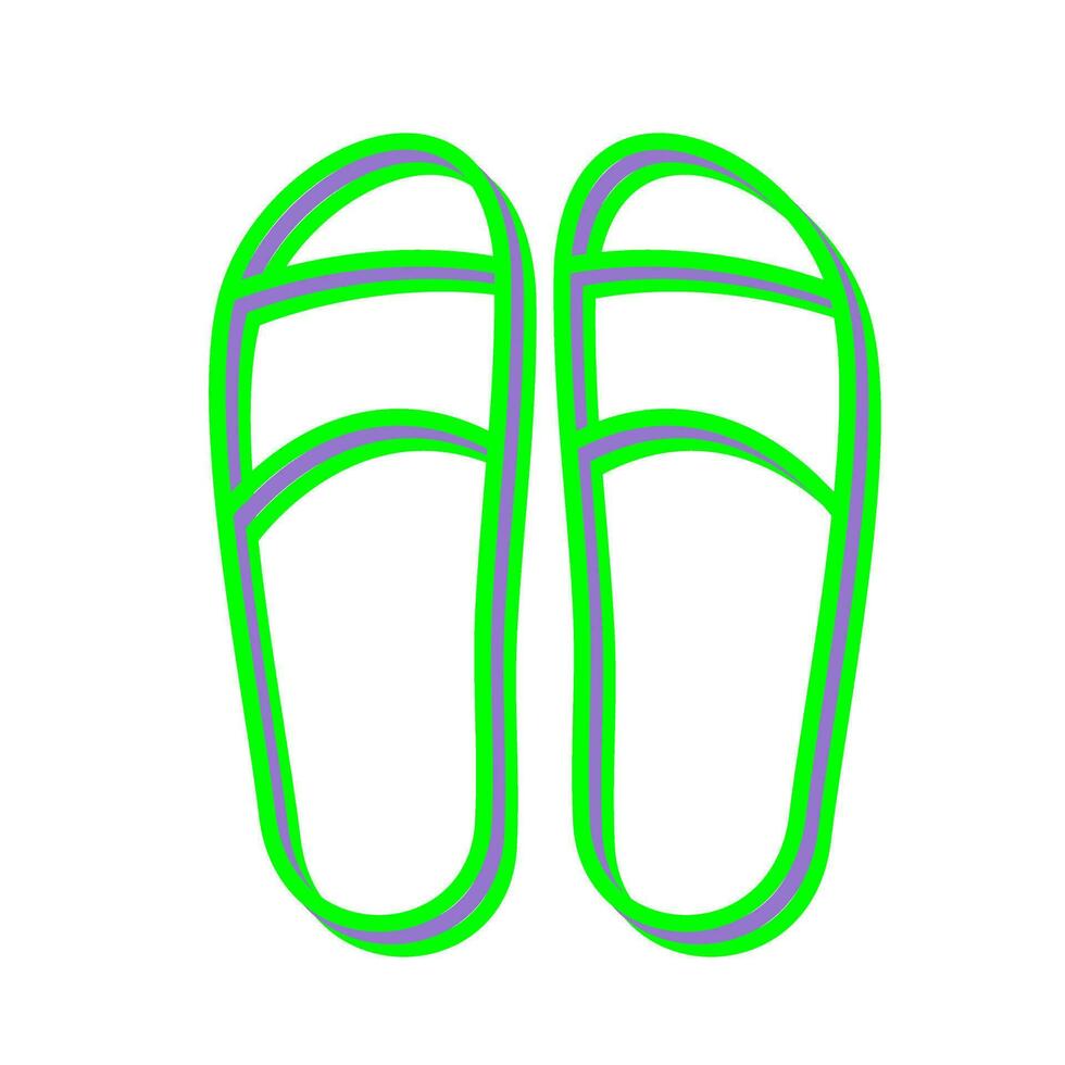 Slippers Vector Icon