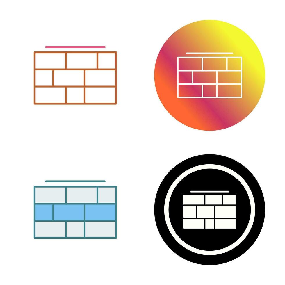 Brick wall Vector Icon
