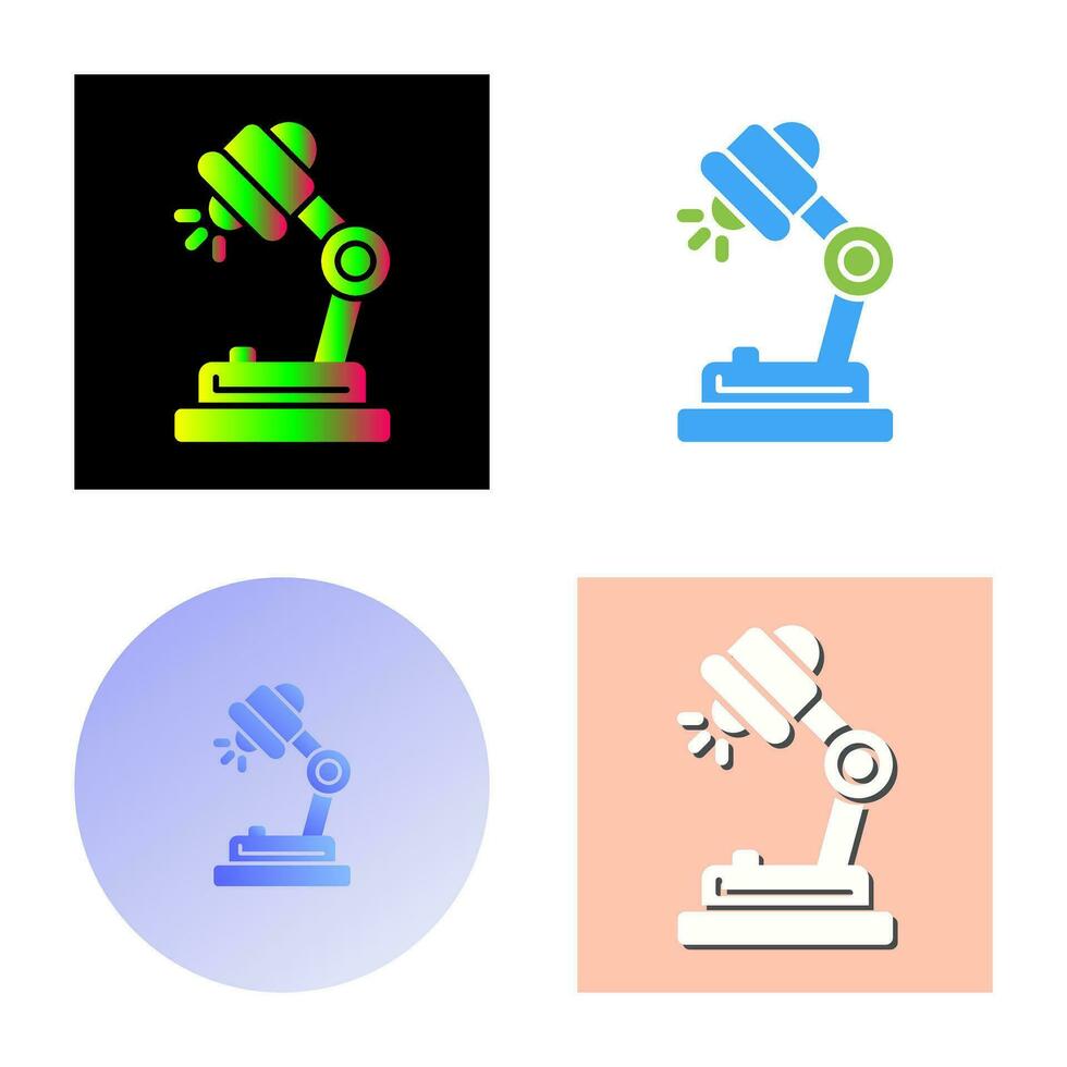 Desk Lamp Vector Icon