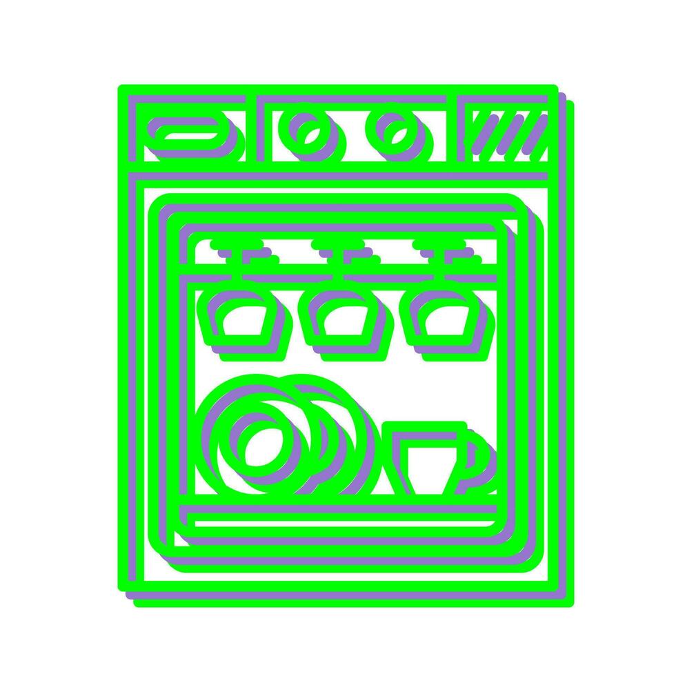 Dishwasher Vector Icon