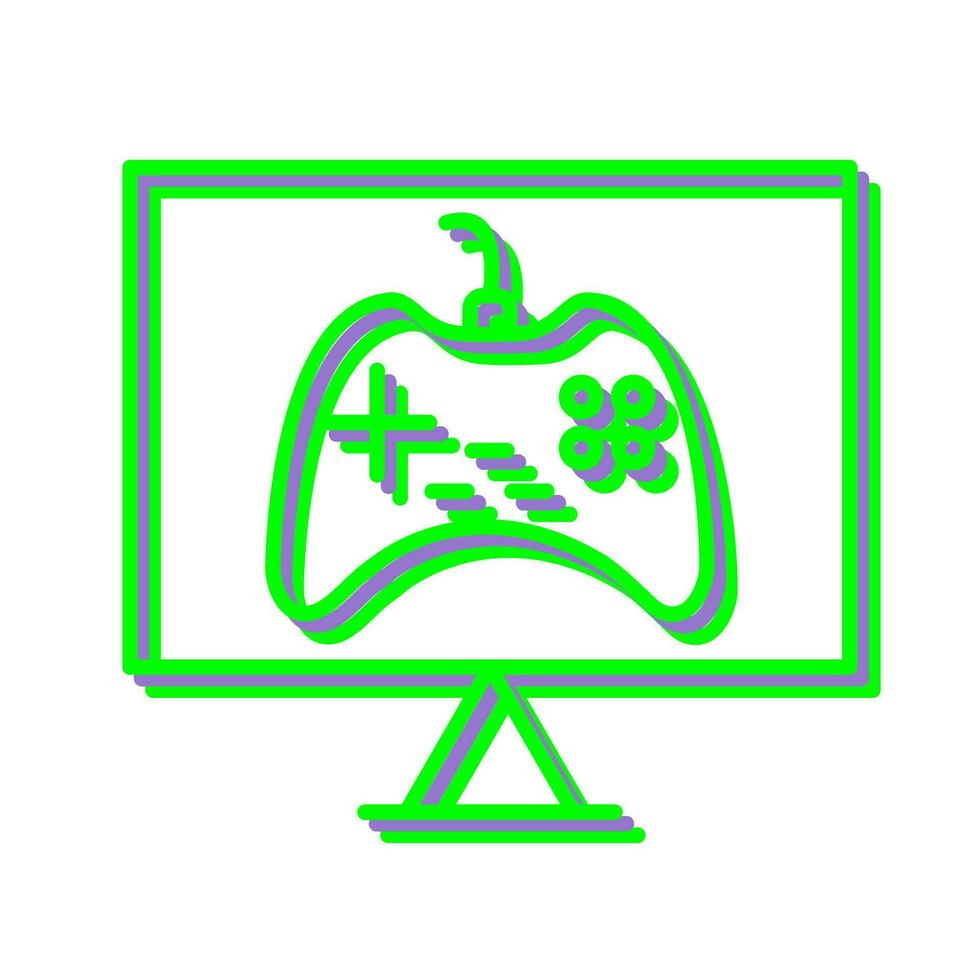 Unique Online Games Vector Icon