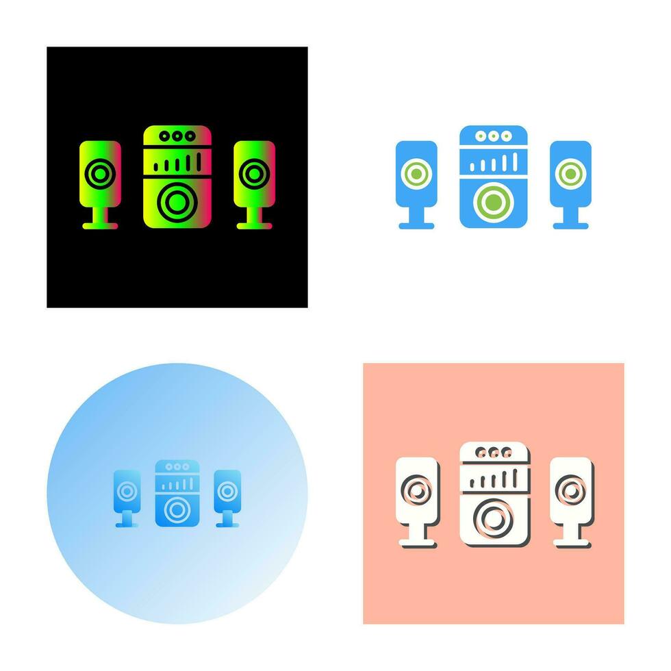 Sound System Vector Icon