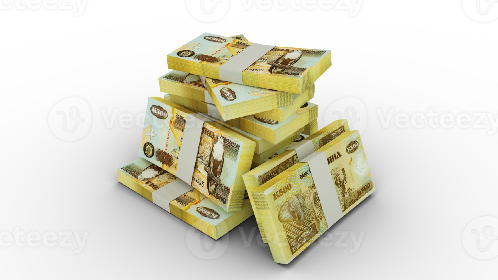 3d Rendering Of Stack Of 500 Zambian Kwacha Notes Bundles Of Zambian 3d-rendering-of-stack-of-500-zambian-kwacha-notes-bundles-of-zambian