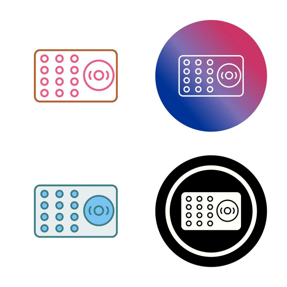 Unique Ring Alarm Vector Icon