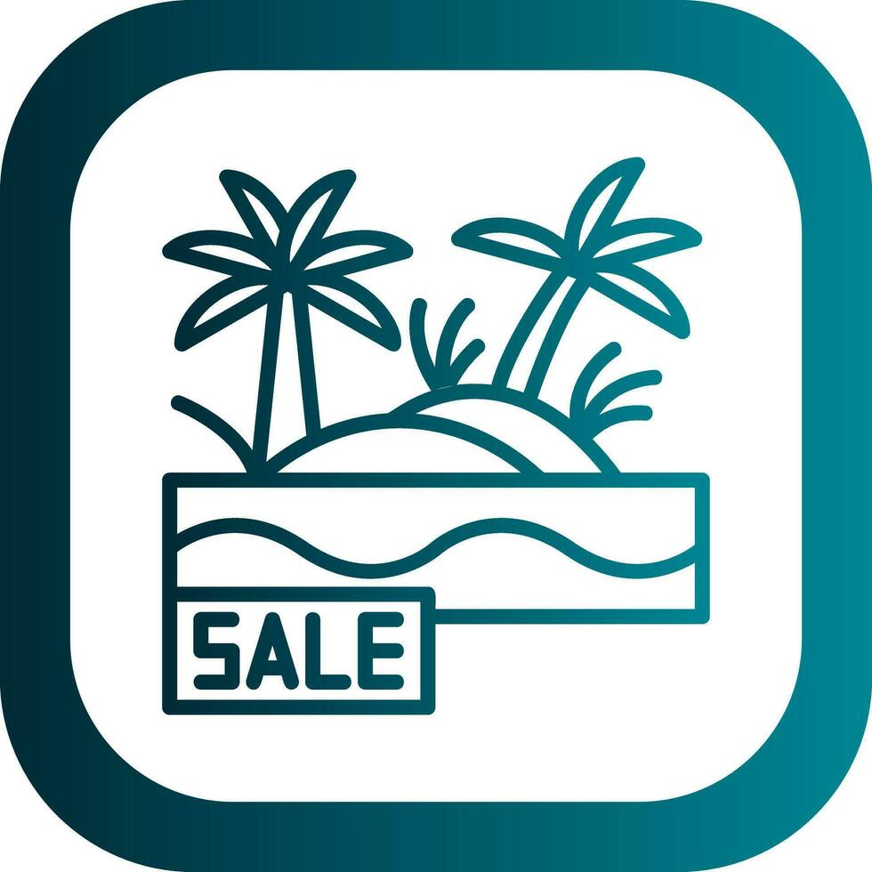 Sale Oasis Vector Icon Design