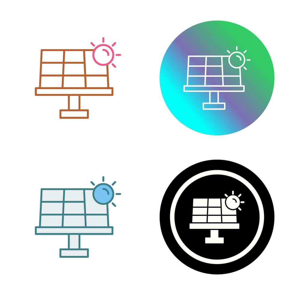 Solar Energy Vector Icon