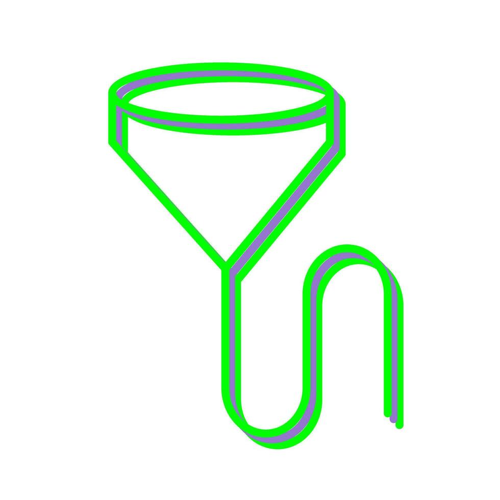 Unique Beer Bong Vector Icon