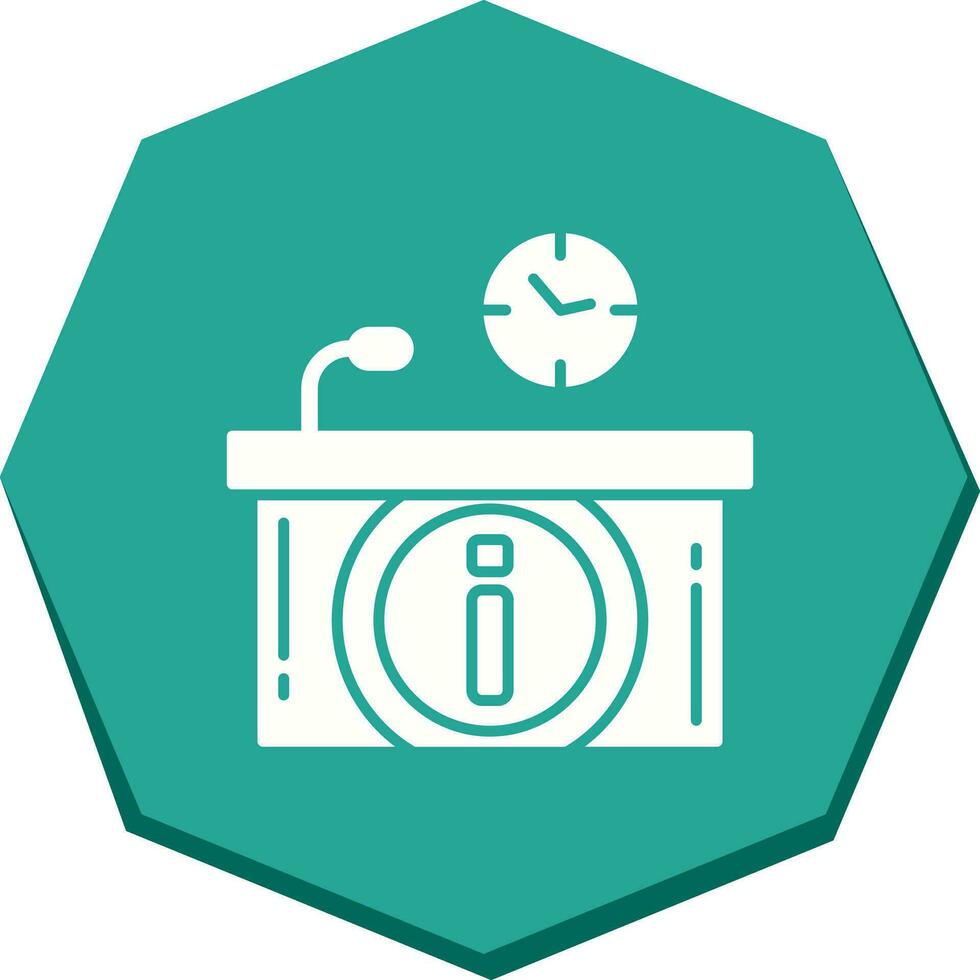 Information Desk Vector Icon