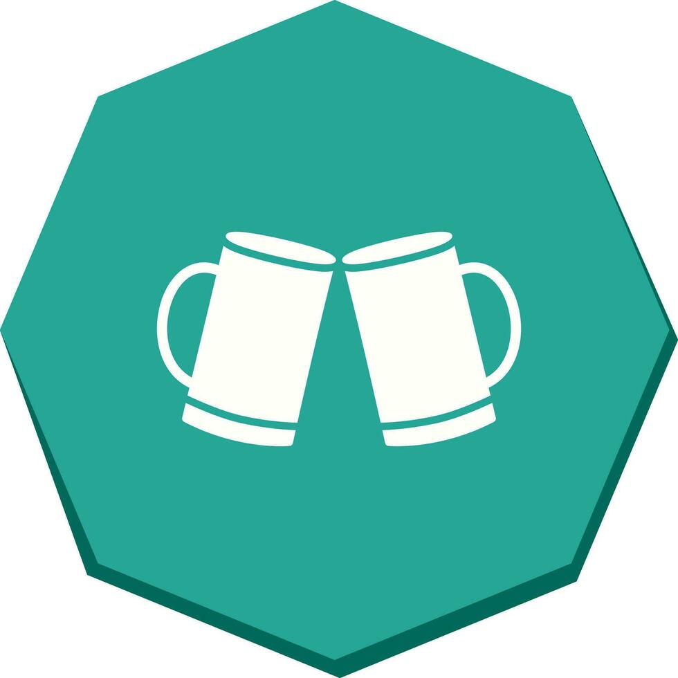 icono de vector de tostado de cervezas