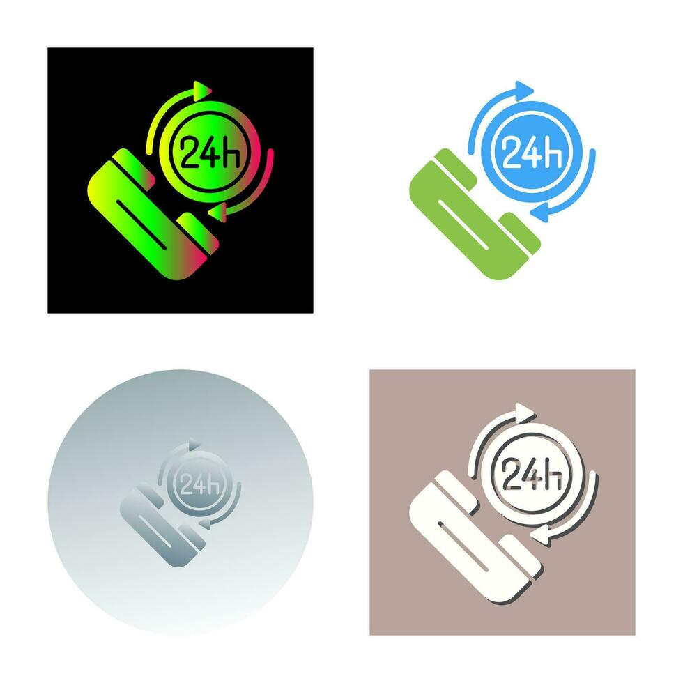 24h Vector Icon