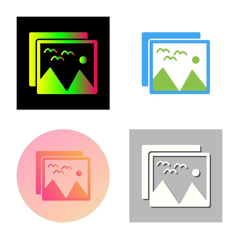 Pictures Vector Icon