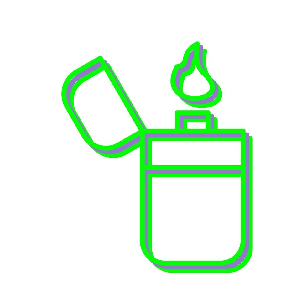 Unique Lighter Vector Icon