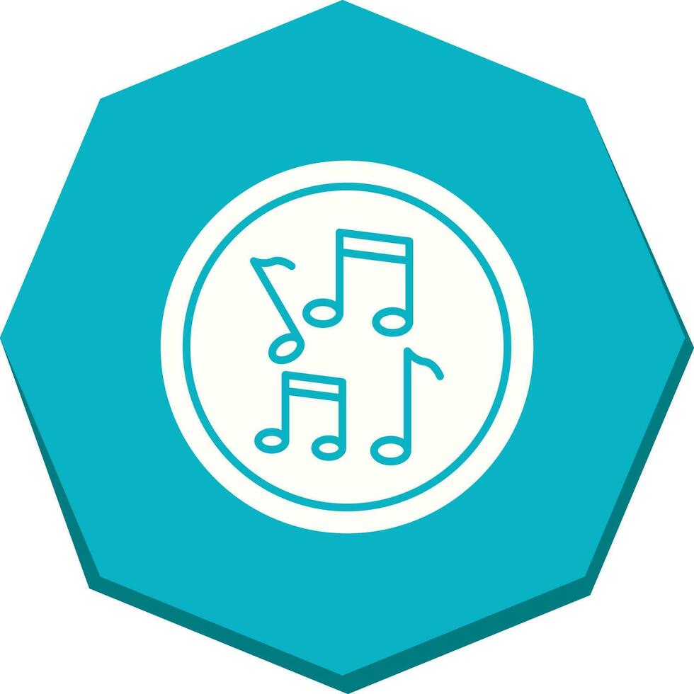 Musical Notes Vector Icon