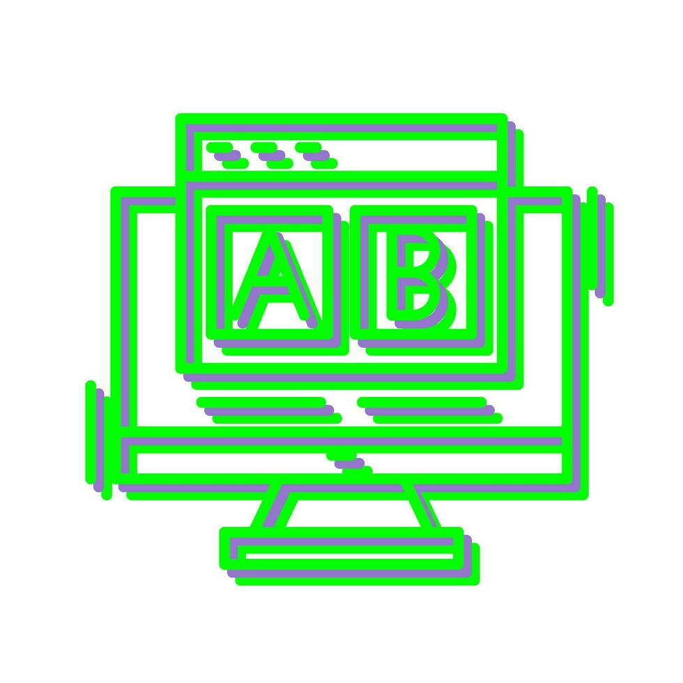 AB Testing Vector Icon