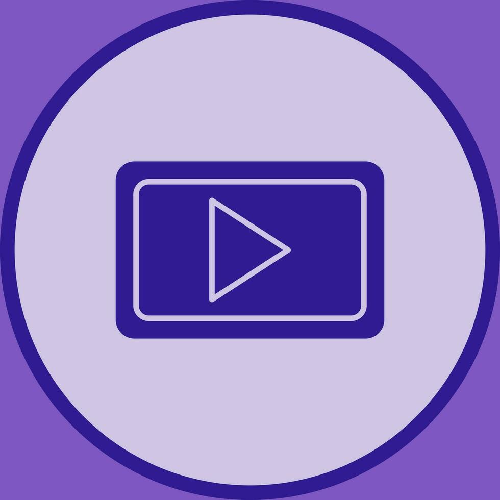 Unique Video Communication Vector Icon