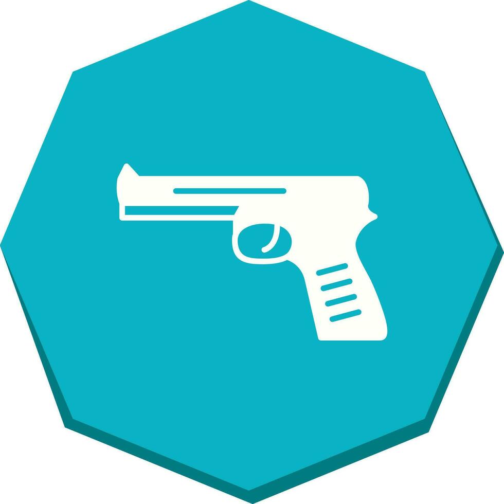 Unique Pistol Vector Icon