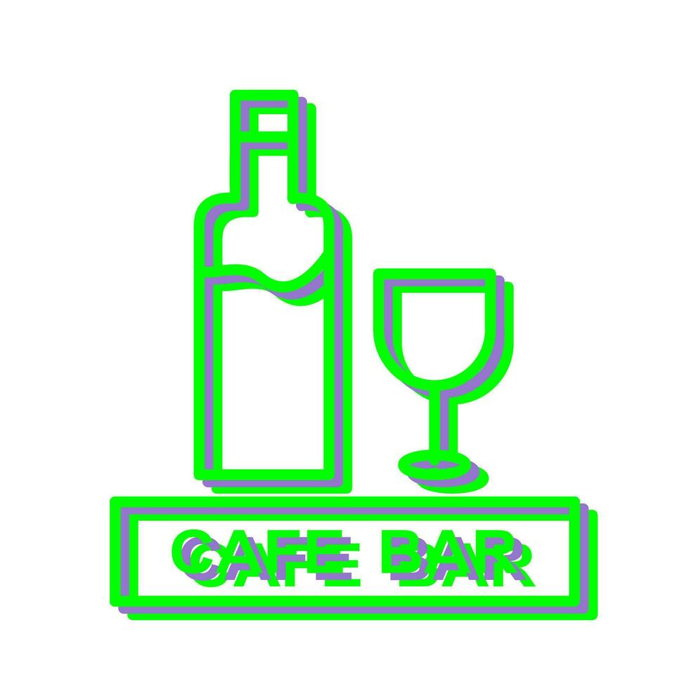 Unique Drinks Cafe Vector Icon